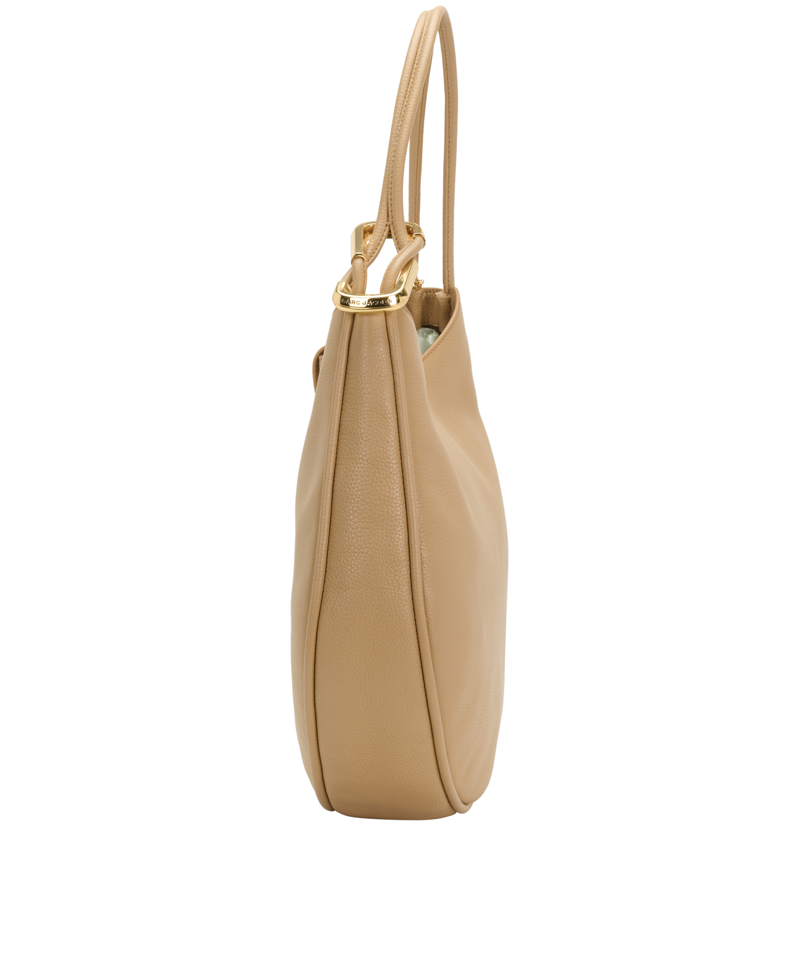 Large Crescent, &pound;195, Handbags, Beige, Leather, Bottom view